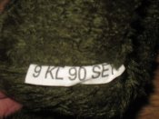 Лот № А2505  Рукавицы армии Британии на верблюжьем меху ткань + кожа DPM