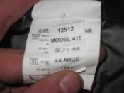 Лот № А2501 Брюки от раздельного британского комбинезона с мембраной Gore-Tex р.X/Large (dark olive)