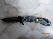 Раскладной нож со стропорезом