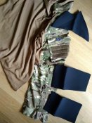 Боевая рубашка UBACS со вставками из неопрена, MTP, Размер L