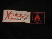 Лот №А2454 Огнеупорная термокофта ВС Британии фирмы Xcelcius® fr Protal® р.L (черный)  от 1 грн.