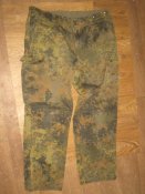 Лот № А2488 Брюки армии Бундесвера в расцветке Flecktarn (оригинал) 7075/9500 Gr5 (EU 54-56)