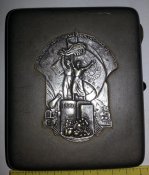 портсигар Всесоюзная сельскохозяйственная выставка 1939г
