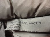 Зимний спальный мешкок армии Великобритании Arctic,компрессионный мешок в подарок (23)
