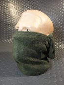 Новая флисовая балаклава,шапка-маска,подшлемник.Темно-зеленая