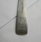 вилка - нержавейка : daf  ,oberhutten/германский трудовой фронт/.