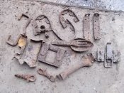 с немецких позиций