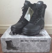 Берцы,тактические ботинки на молнии,черные,Mil-Tec,Германия,размер 41