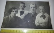 3 фото инженера РККА с родней
