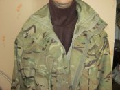 манишка флисовая (шарф, горловина), олива