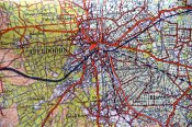 Карта провинции Апелдорн Apeldoorn 1930- е гг. Нидерланды