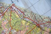 Карта провинции Апелдорн Apeldoorn 1930- е гг. Нидерланды