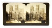 Старая стереоскопическая карточка Йоркминстер 1900-е США