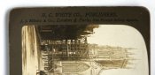 Старая стереоскопическая карточка Йоркминстер 1900-е США