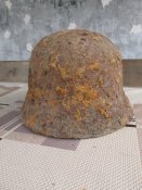 каска с нем. позиций.(кожа . подшлемник.)
