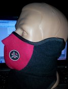 Флисовая термомаска для ветренной и холодной погоды с красным неопреном!