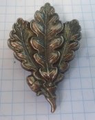 дубовые листья на кеппи егеря (старение)