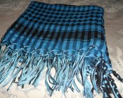 Шемаг блакитно-чорний