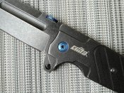 Складной нож от компании CIMA. Модель М831 BlackWash «Тяпка».