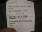 Лот №А2008 Термобелье потоотводящее Британия (поло 100/М + кальсоны 74-84/М) dark olive