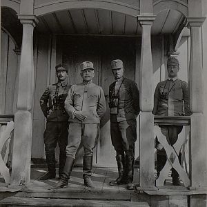 Infanteriebrigade Vor Der Kirche Von Podluze Südlich Von Dubno