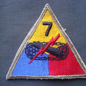 Нашивка 7-ой бронетанковой дивизии.