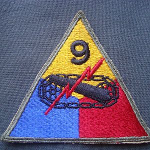 Нашивка 9-ой бронетанковой дивизии.