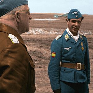 15.Span.JG51.Robert Ritter Von Greim,Major Hulio Salvador Dias-Benjamin.