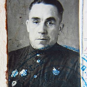 Фото майора, заместителя командира партизанского диверсионного отряда.