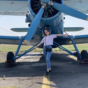 АСК "Орехово". 14.09.2019 г. Гармония девицы и самолета.