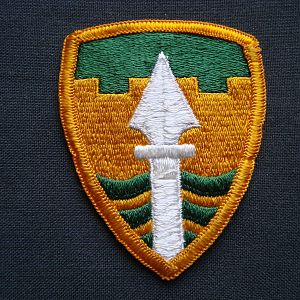 Нашивка 43-eй бригады военной полиции.
