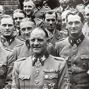 Kurt Meyer, Theodor Wisch, Hugo Kraas, Sepp Dietrich, Heinz Von Westernhagen, Hermann Weiser (SS)