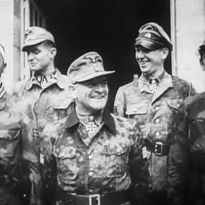 Kurt Meyer, Sepp Dietrich  in Normandy