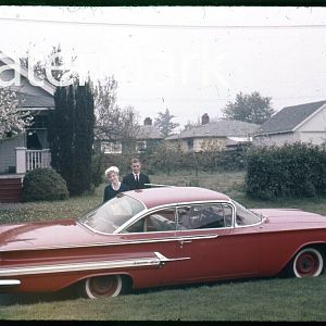 Man And Lady By Car