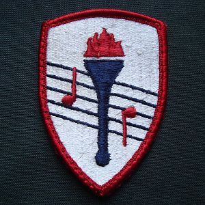 Нашивка школы военно-оркестровой службы.