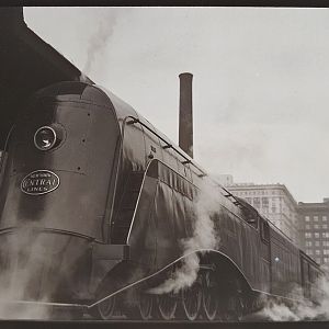 NYC Streamlined Train LaSalle DEPOT 1935