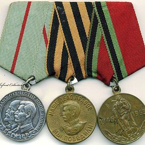 Колодка з нагородами командира партизанського загону