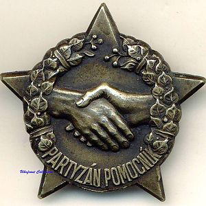 Чехословацький знак "Помічник партизана"