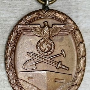 Deutsches Schutzwall-Ehrenzeichen 1939-й рік