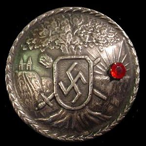 Latvian SS Volunteers Badge