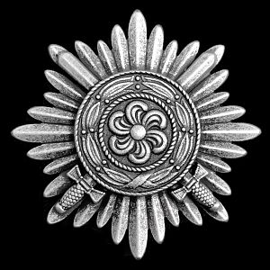Ostvolk Medal  Silver w Swords 1st Class
