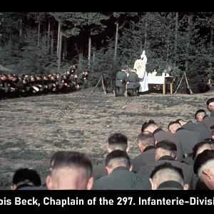 Alois Beck, Chaplain of the 297. Infanterie-Division.