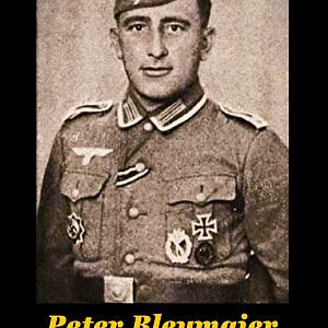 ✠ Peter Bleymaier  (2 October 1913 KIA 26 October 1943)