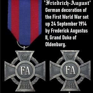 WW I Friedrich August-Kreuz