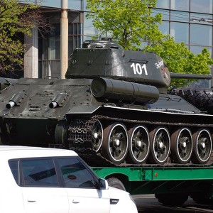 Танки в городе