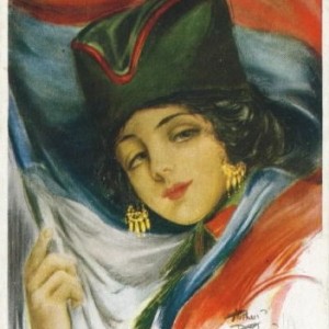 WW1 Patriotic Women Arthur Butchur Postcards