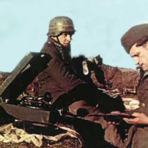 Немецкие солдаты на позиции Германия весна 1945..jpg