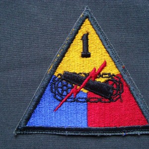 Нашивка 1-ой бронетанковой дивизии (вариант).
