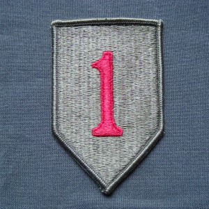 Нашивка 1-ой пехотной дивизии.