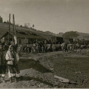 Deutscher Train in Lawoczne